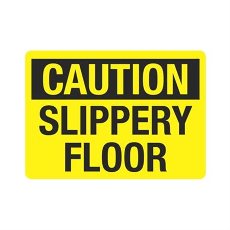 Caution Slippery Floor Sign